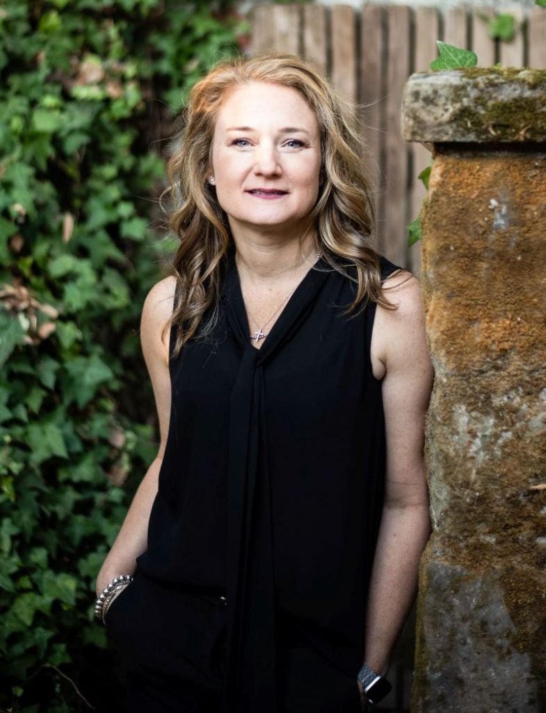 Dr. Joanne Jensen outside