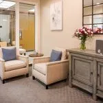 The waiting area at the walnut creek office