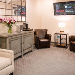 The waiting area at the walnut creek office