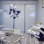 Modern dental treatment room with a dental chair - Walnut Creek Office Tour